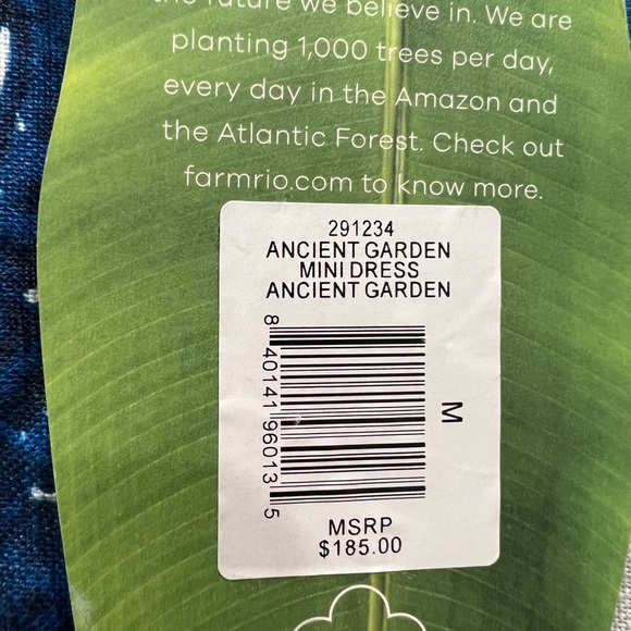 Farm Rio NWT Ancient Garden dress size M - Picture 2 of 5